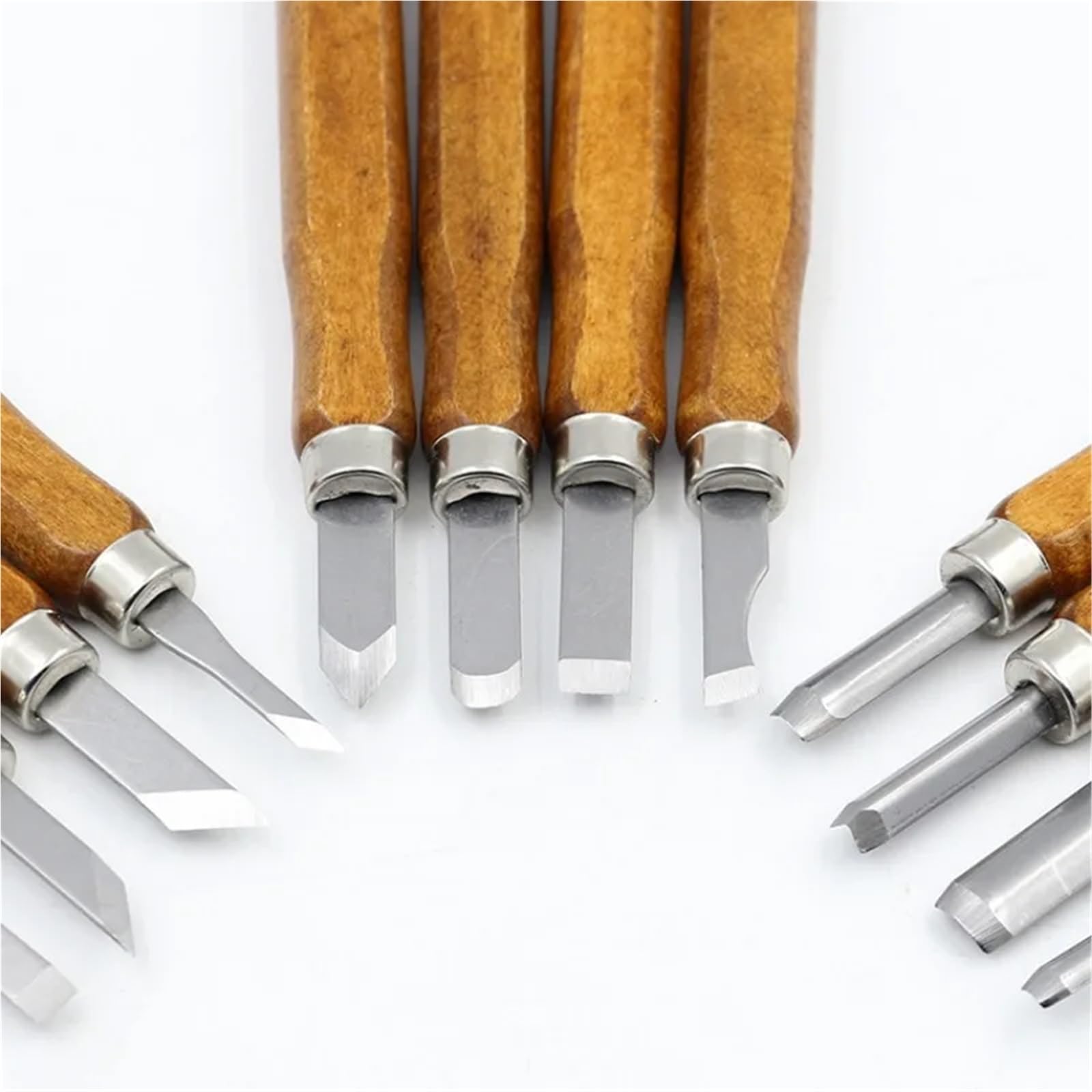 Kit per Intaglio del Legno 3-5 Pezzi Scalpelli per Intaglio del Legno Strumenti Intaglio del Legno per Fai da Te Incisione per Lavorazione del Legno Coltello per Intaglio dell'uliv