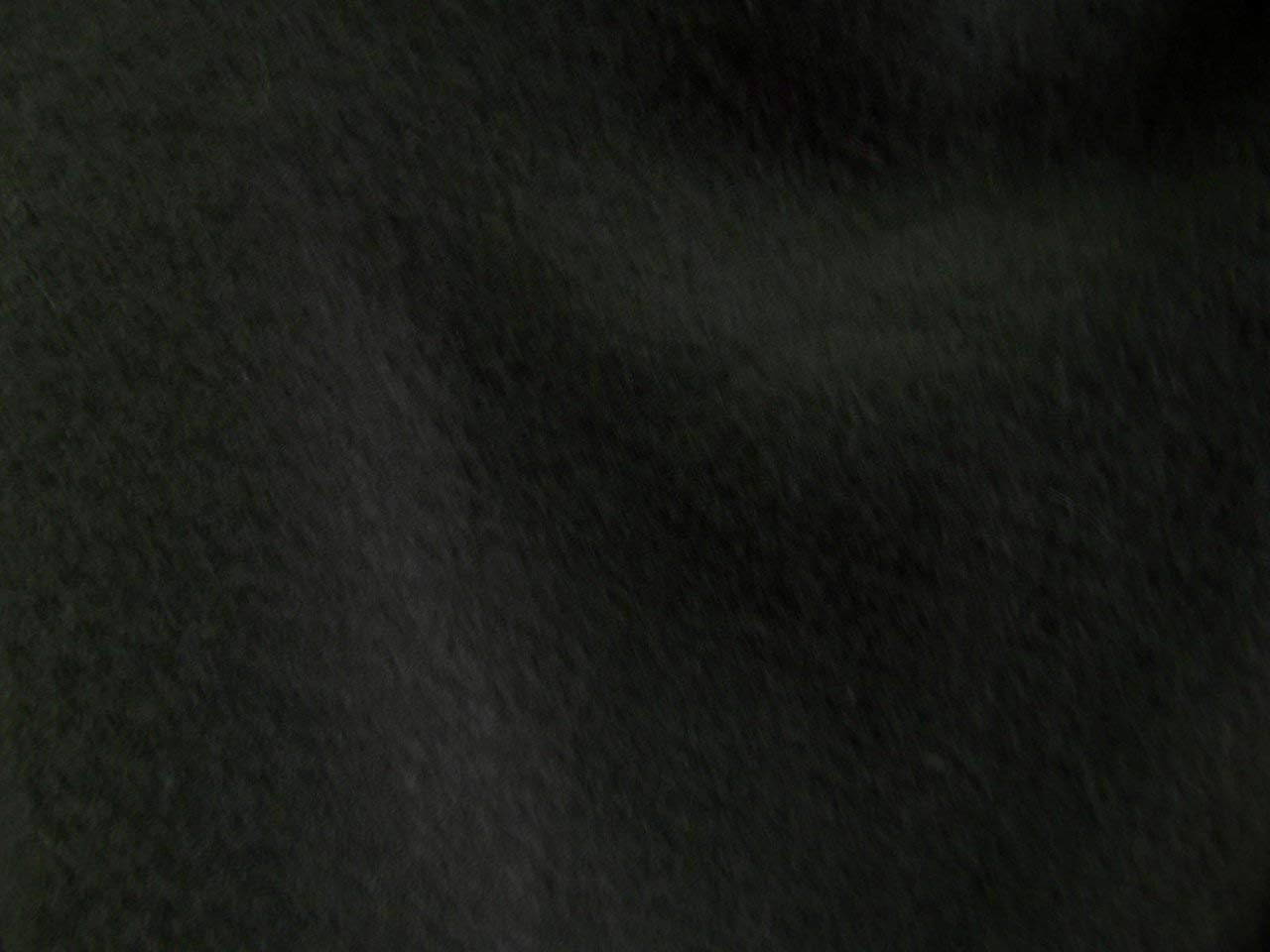Fleece Solid Black 58 Inch Fabric by The Yard (F.E.