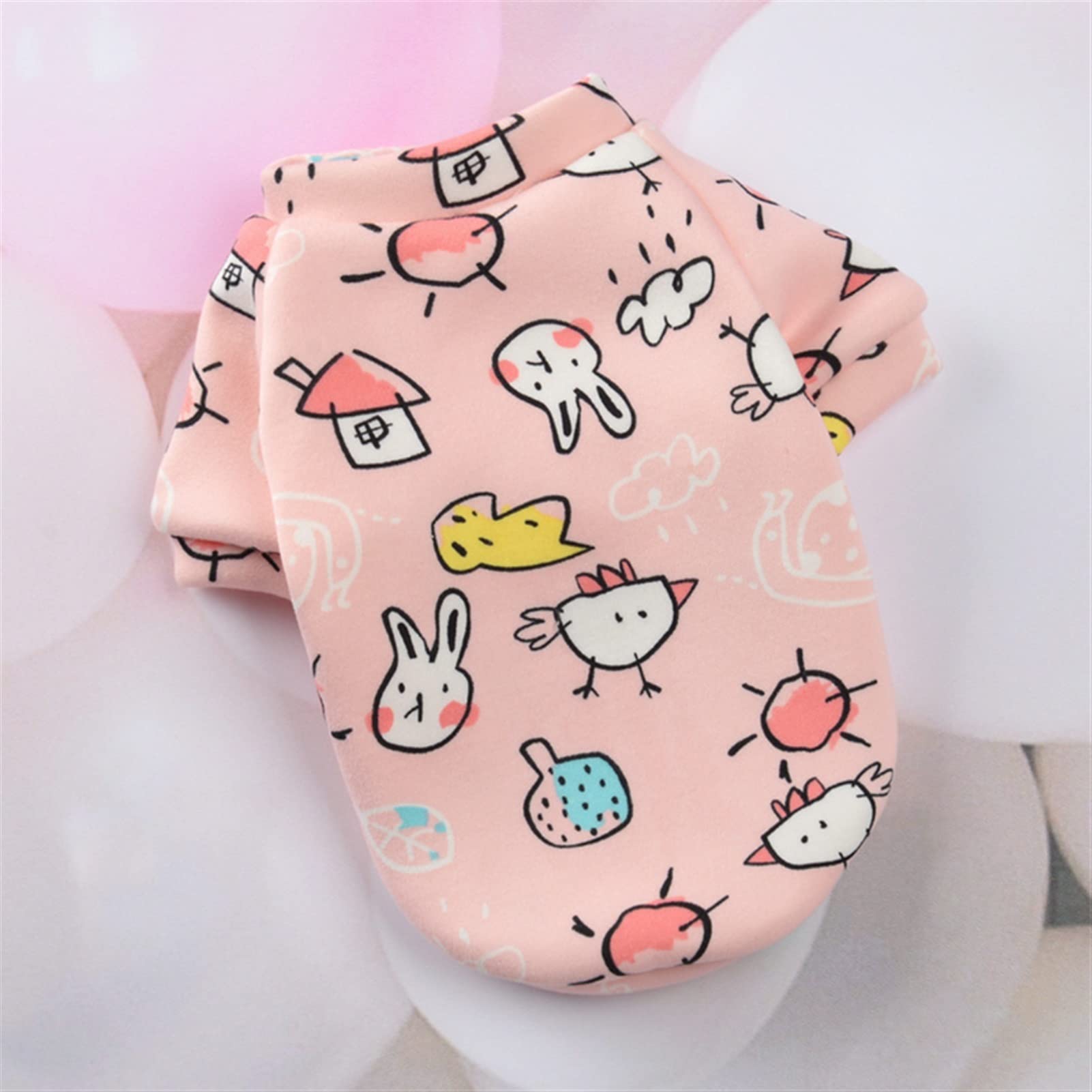 Pull pour chiot et chihuahua taille L contre le froid : vêtement chaud rose