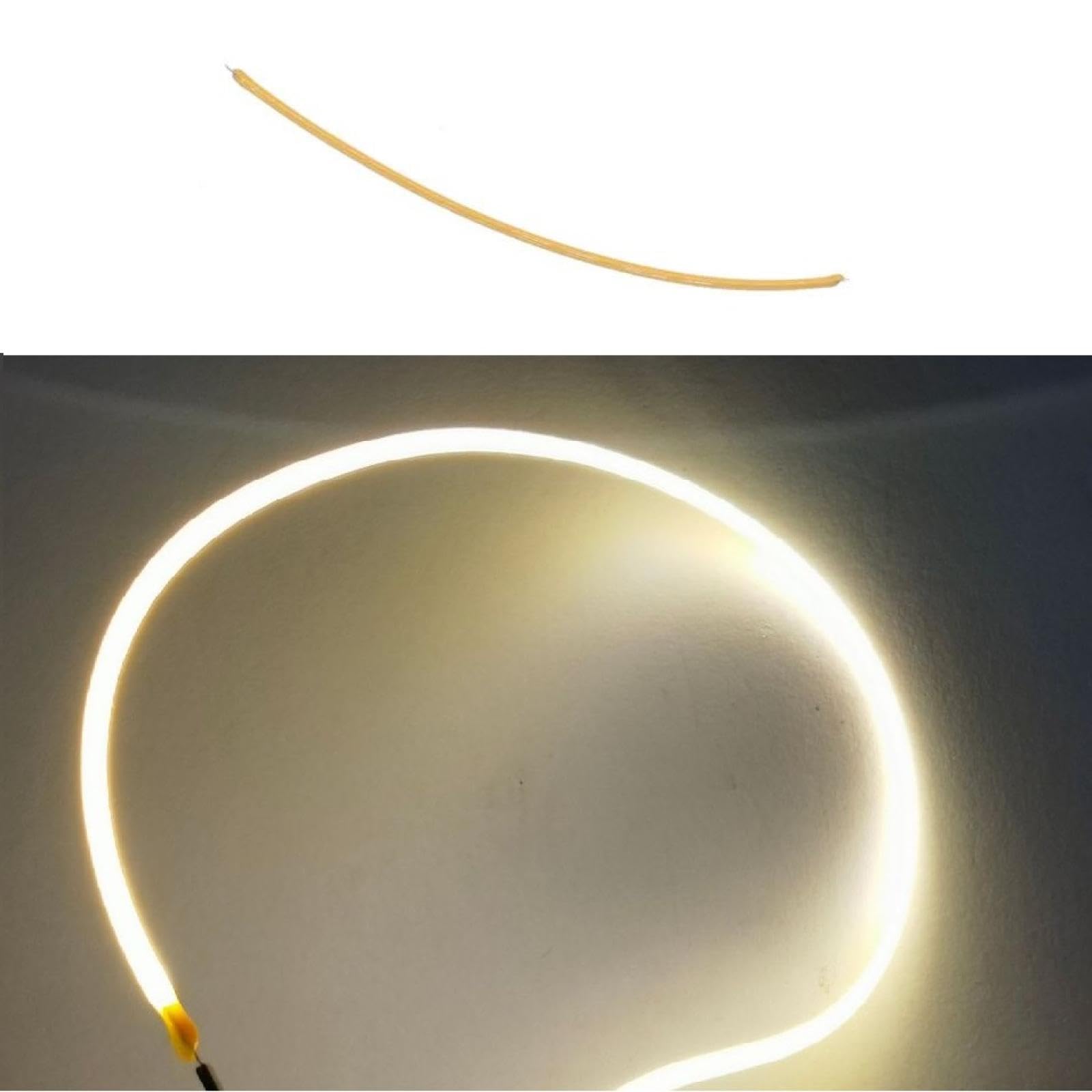 10 elastycznych filamentów LED 3 V 130 mm (tylko DC3V) - 2200 K-6500 K + kolory RGB, CRI≥80 do żarówek Edisona / sztuka oświetleniowa DIY 450 mm 2700 K ciepła biel