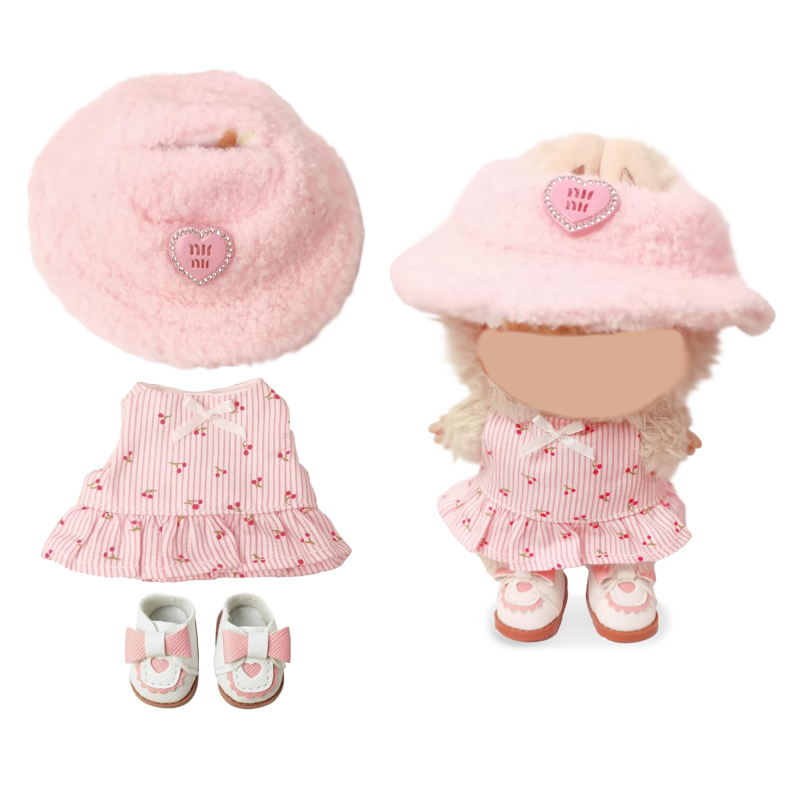 Amazon.com: Clothes Compatible with LABUBU Doll – 3PCS Pastoral