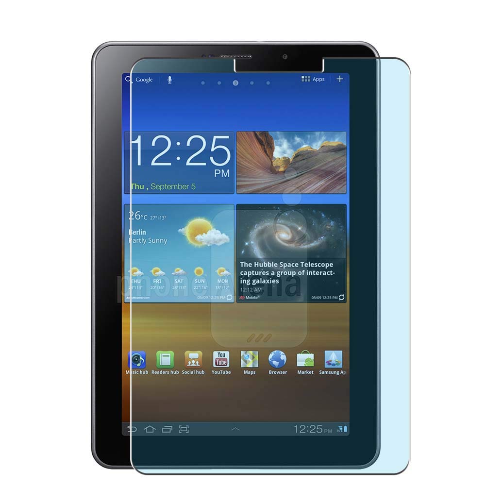 2 Pack Anti Blue Light Screen Protector Film, compatible with Samsung Galaxy Tab P6800 / p6810 7.7" TPU Guard （ Not Tempered Glass Protectors ）