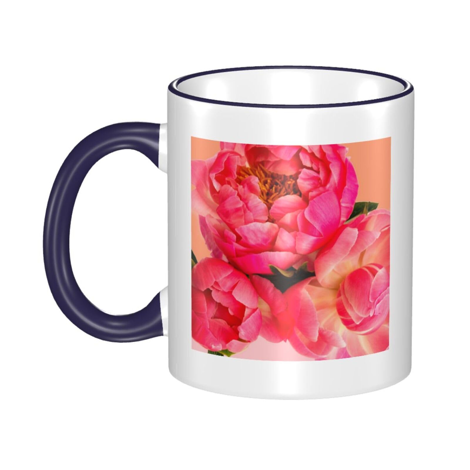 Tasse en céramique de qualité supérieure OUSIKA au design floral chic