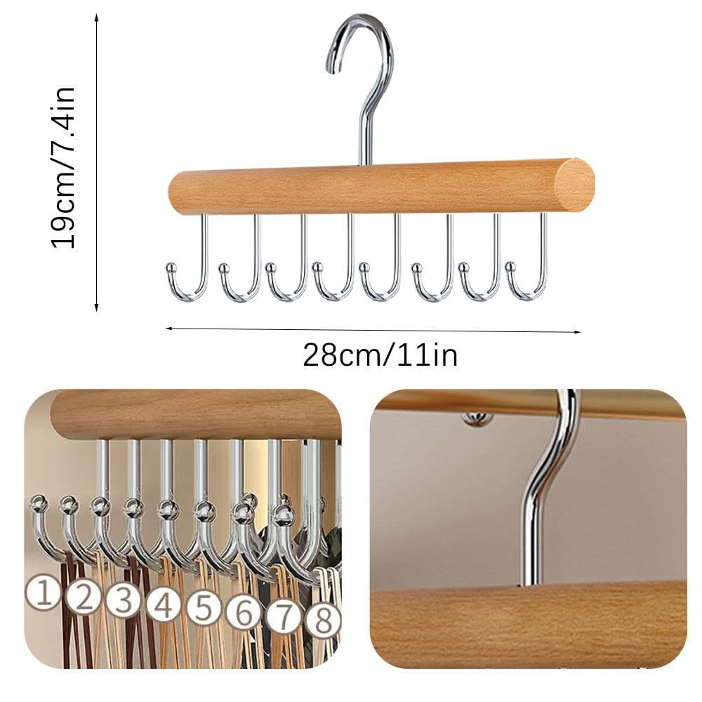 KEAVY Porta Cinture, Porta Cravatte Uomo, Espositore per Cintura, Portacravatte, Scaffali Commerciali con Gancio Appeso, Organizer Multifunzionale, per Boutique di Negozi di Abbigliamento