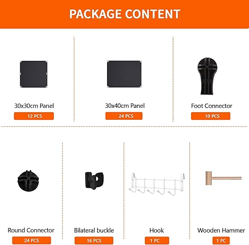 Miniatura 8 de AWTATOS Organizador de armario, organizador de armario de 8 cubos, estantes de almacenamiento de armario, organizadores de almacenamiento de ropa