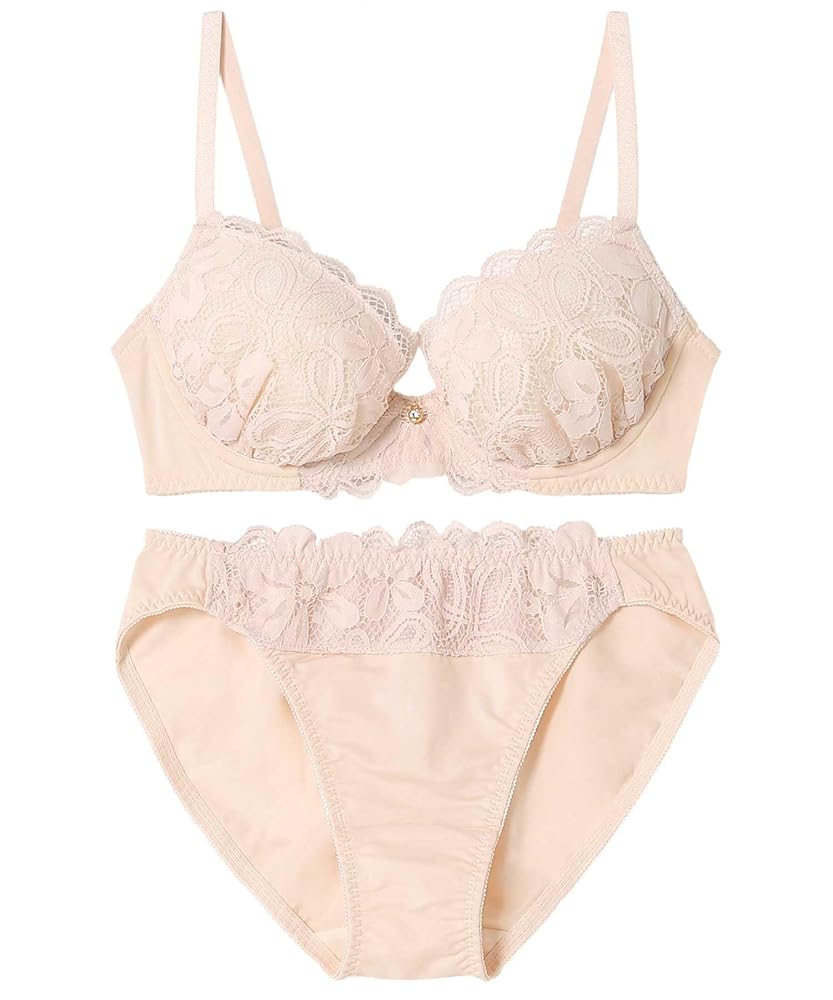 【新品未使用】ワコール アンフィ ブラジャー ショーツ セット AMPHI(ワコール) ブラジャー ショーツセット 「まる胸メイク