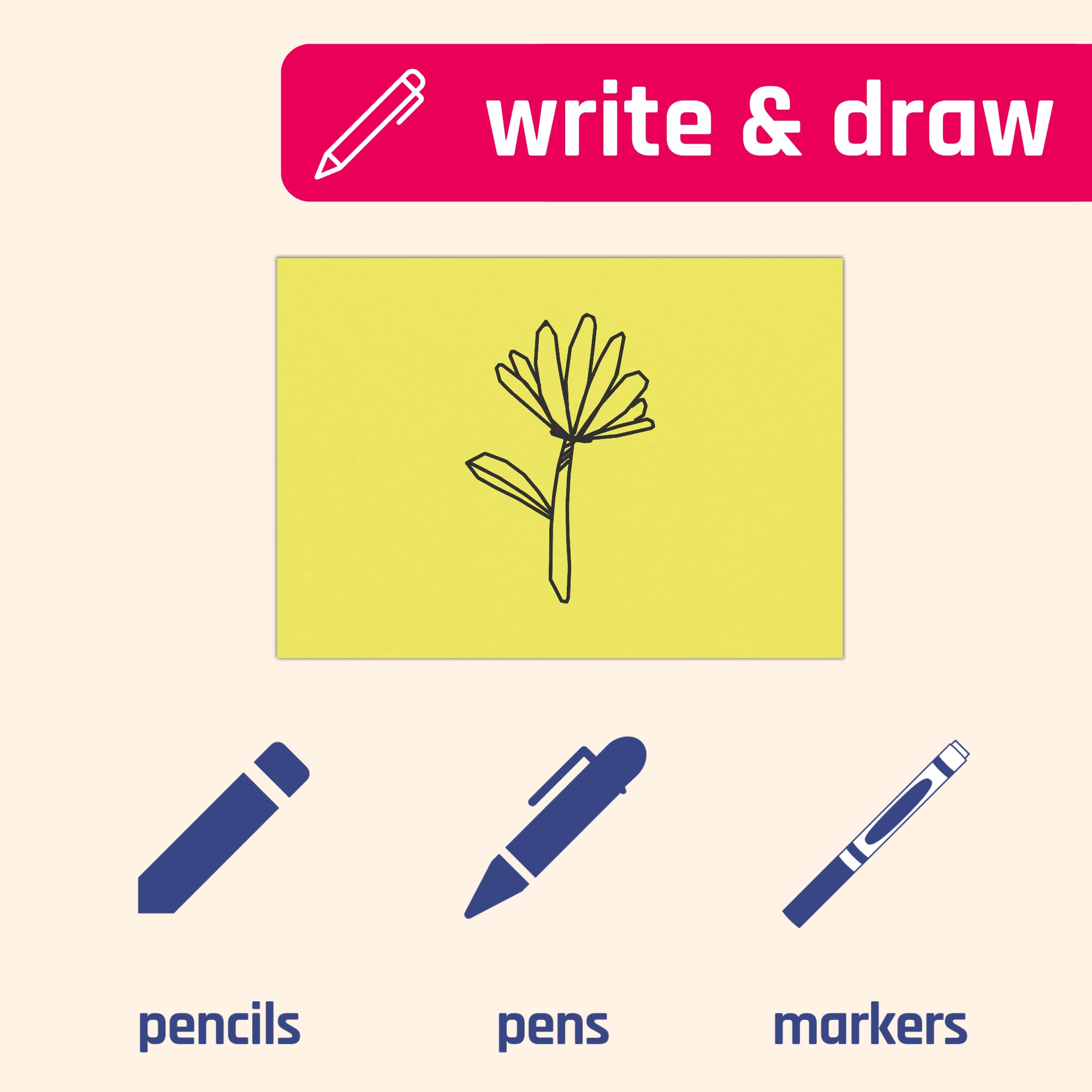 30 Pieces, 230gsm - A4 Yellow Card, Thick Cardstock Paper, A4 Size | 30 Pieces - Image 3