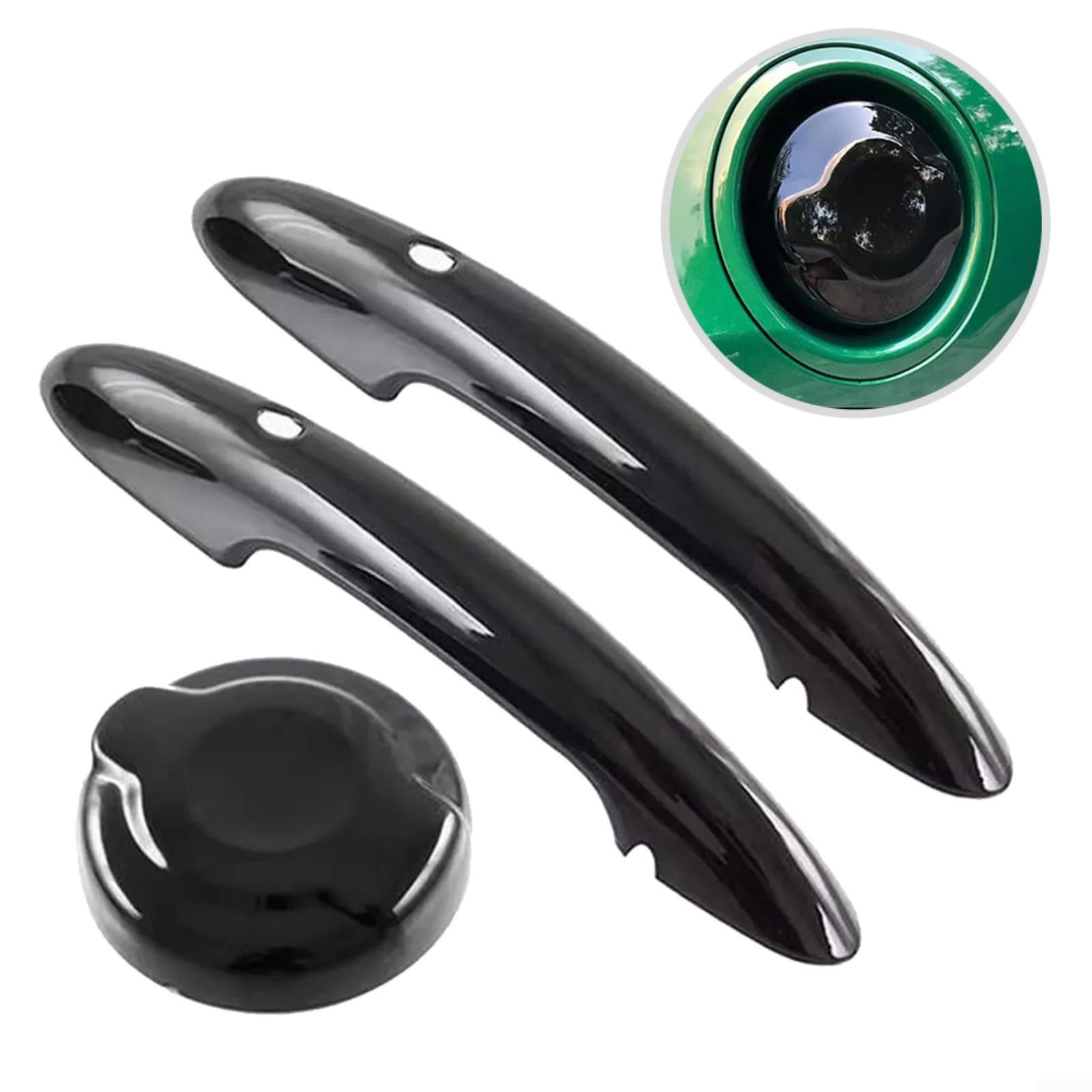 Asa lateral y tapa de depósito para MINI Cooper F55 F56 F57 2014-2023, accesorio con orificio para sensor para modelos de más de 2,0 l, fácil montaje