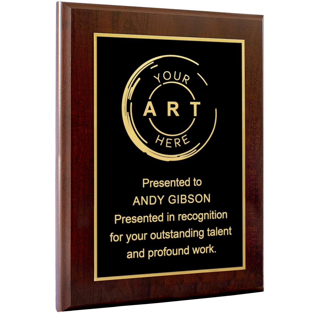 Personalized Engraved Plaques and Awards. Great for Retirement, Thank You, Military Recognition, Special Achievements, Memorials, Sports, School, and