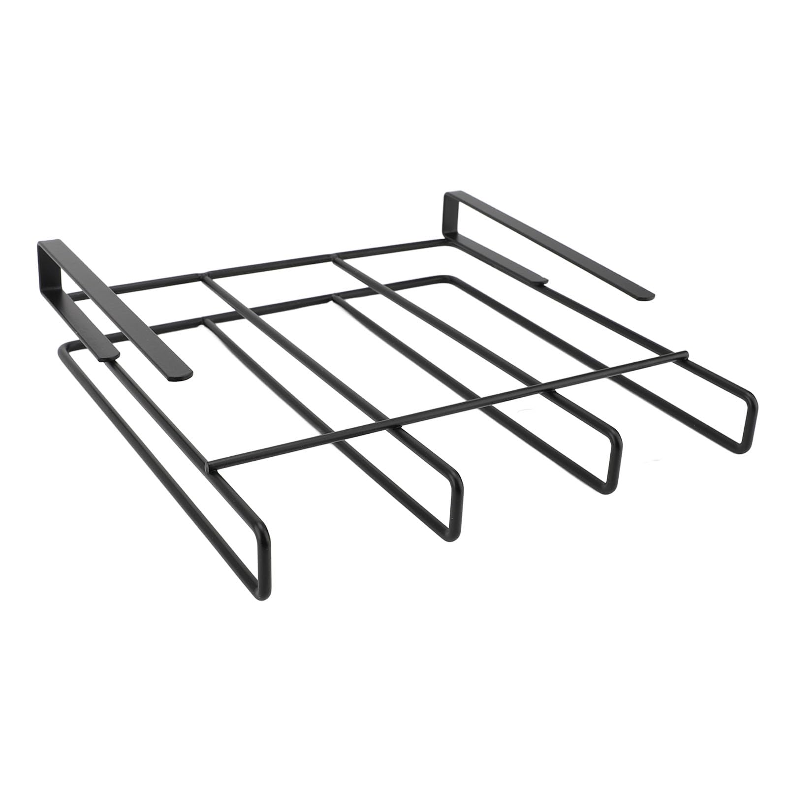 Tomotato Under Cabinet Shelf Hanging Rack Heavy Duty Space Saving Kitchen Organizer for Cutting Boards Pot Lids and Chopping Boards No Drill Required 9.8x9.8 Inches