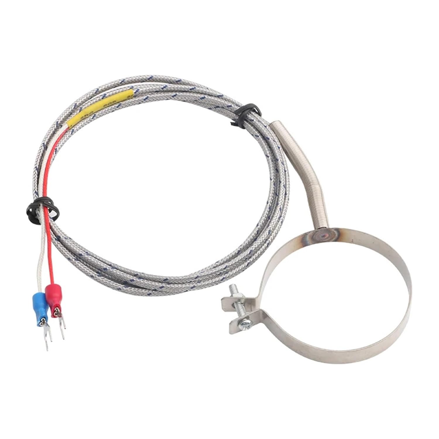 Ring 30MM 40MM 50MM Circle Hoop Clamp K Type Thermocouple Temperature Sensor 1Pcs(Cable 4M Ring 50mm)