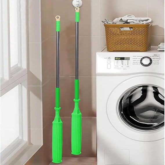 2 in 1 Dehydrated Mop, Self-Wringing Twist Mops, Floor Spin Mop System with Wringer Set, 360 Degree Spin Round Self Wringing Wall Cleaning Mop for House Bathroom Floor (1*mop)