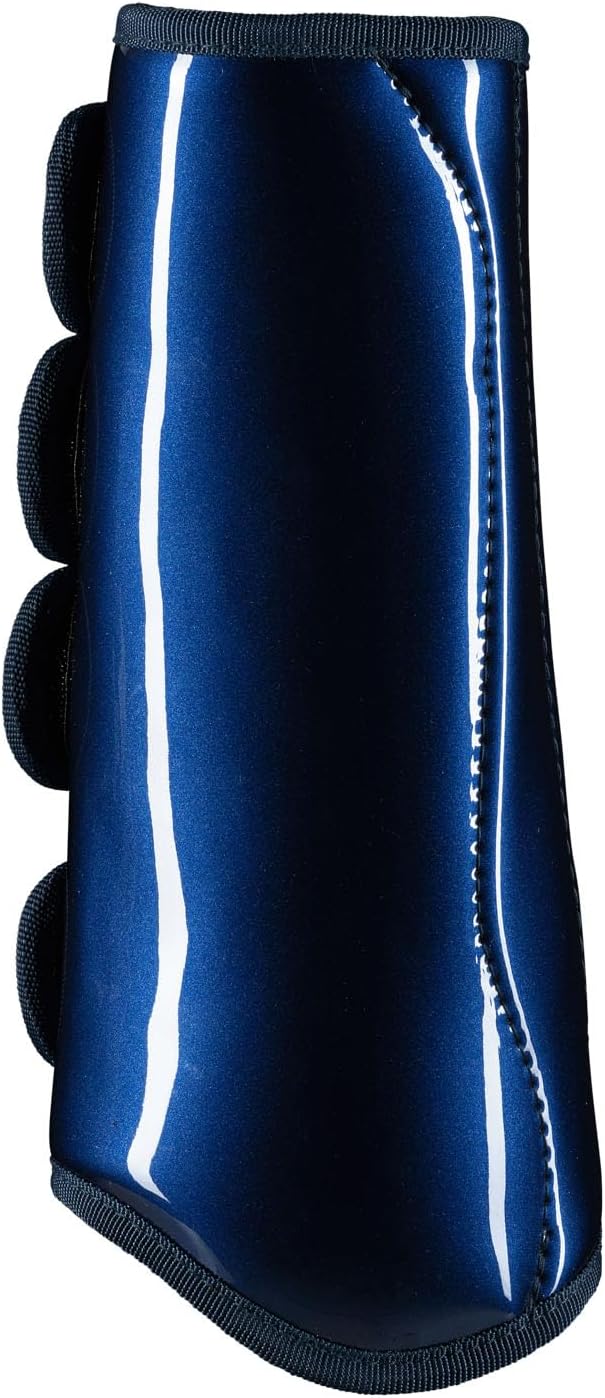 HORZE Protection Boots with Glitter - Dark Blue - Warmblood