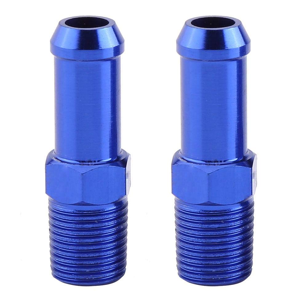 Terisass Regulador presion gasolina, Aleación de aluminio Vehículo para automóvil Regulador de presión de combustible FPR ajustable con medidor y kit de adaptador de montaje Universal(rojo)