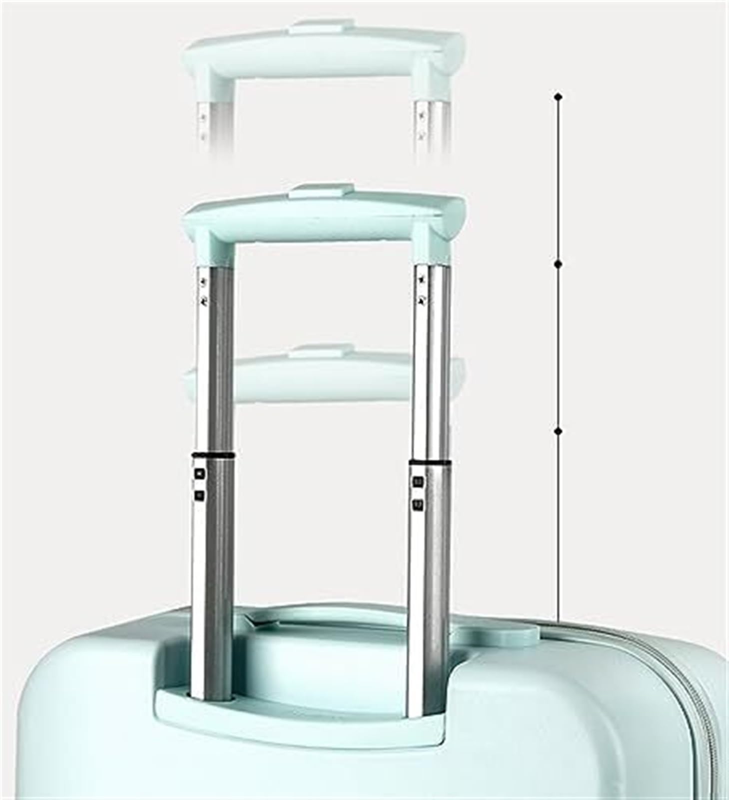 Valigia Valigia Rigida Leggera con Spinner A 8 Ruote Espandibile, da Stiva Valige Bagaglio Mano(D,20inch)