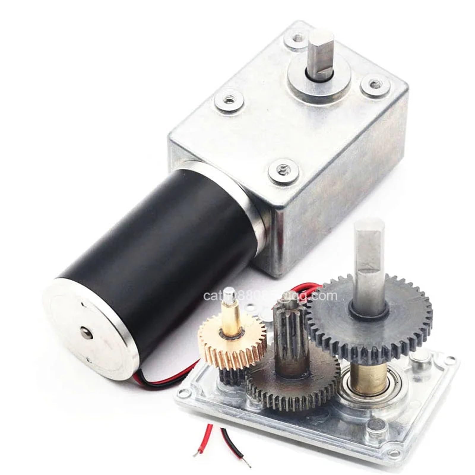 Getriebemotor 12V 24V Schneckengetriebe langsam hohes Drehmoment A5882-45