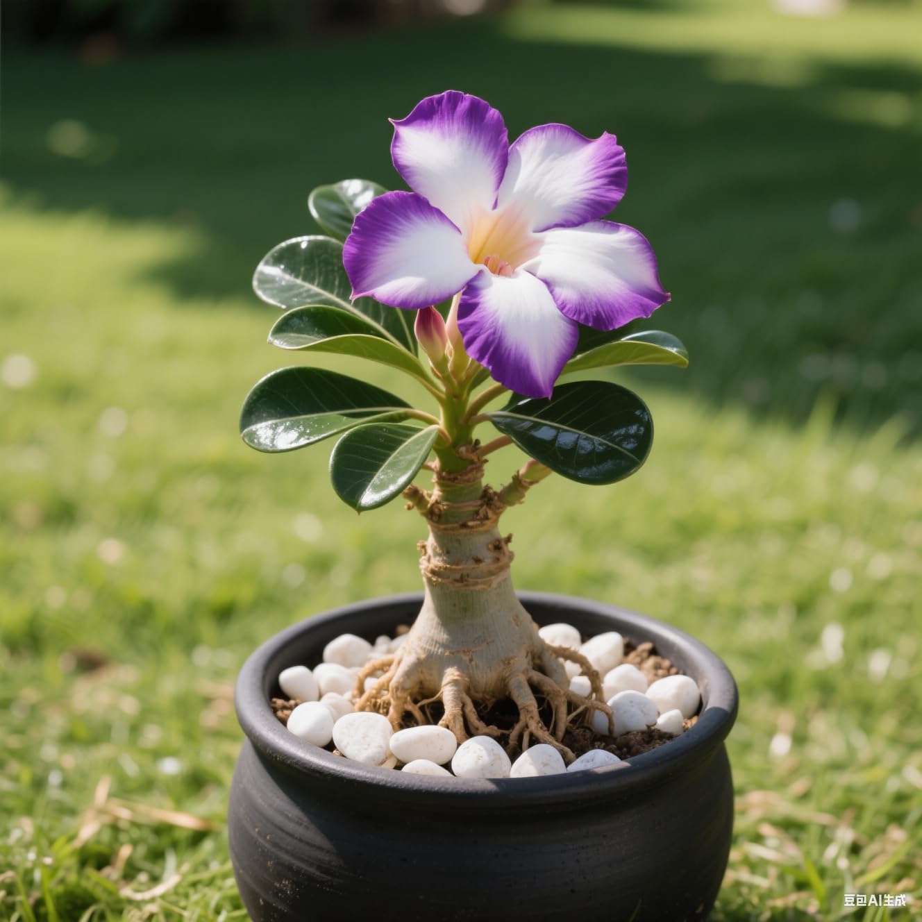Desert Rose/Double-Flowered Desert Rose-Hardy Perennial,Desert Rose Plants UK, Excellent Display-E-3 Bulbs
