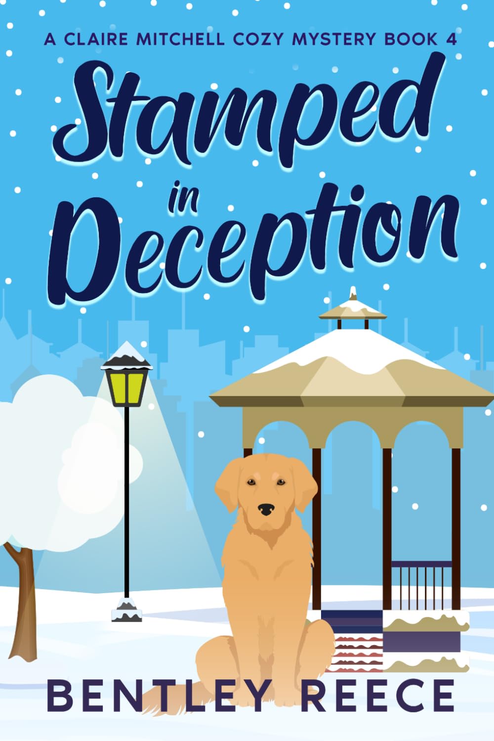 Stamped In Deception: A Claire Mitchell Cozy Mystery Book 4