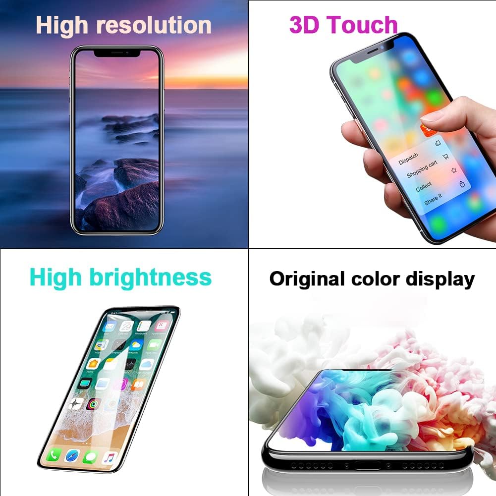 Discount 80% EFAITHFIX for iPhone Xs LCD Screen Replacement 5.8 Inch Assembly Display and 3D Touch Screen Digitizer with Repair Tools Kit for A1920/A2097/A2098/A2099/A2100 with Waterproof Adhesive Tempered Glass