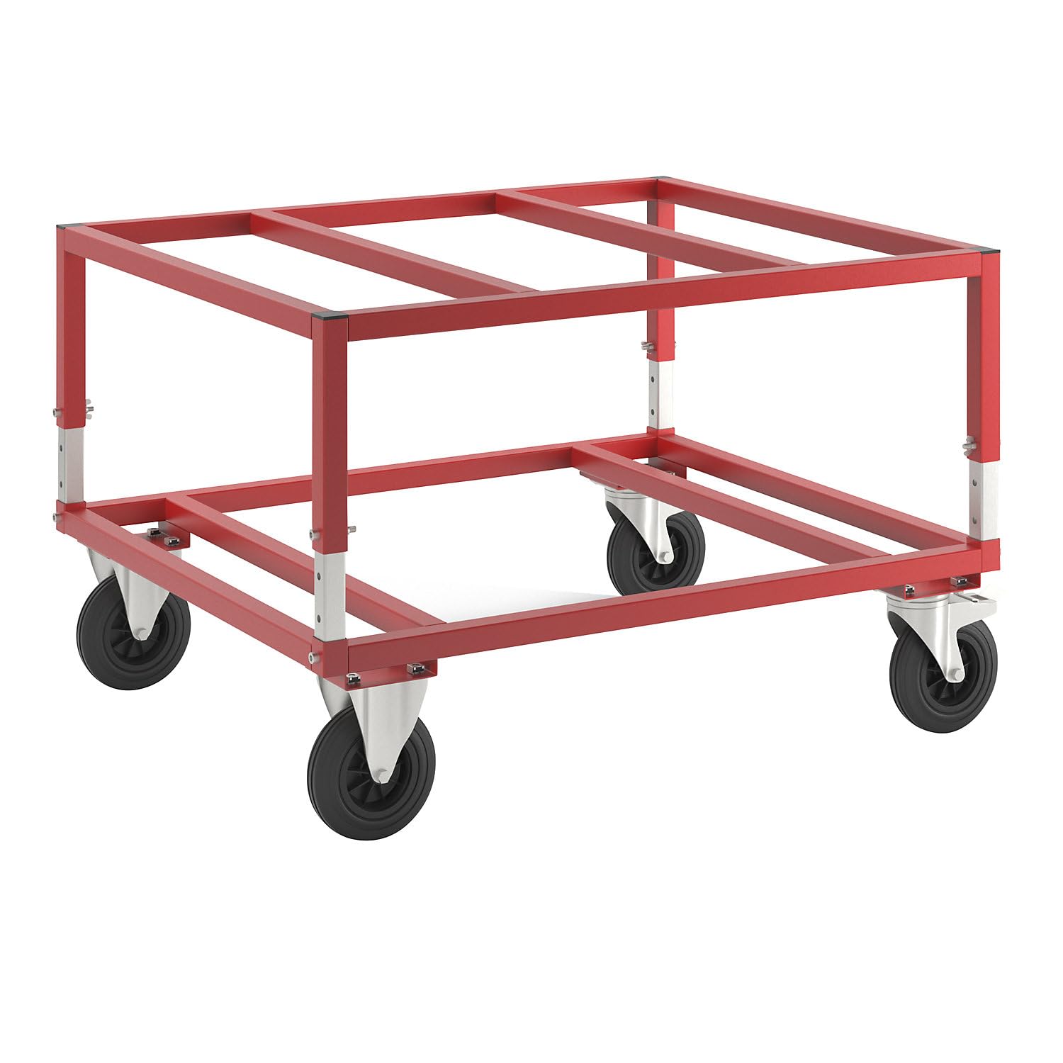 Camión transpaleta ajustable freno rojo