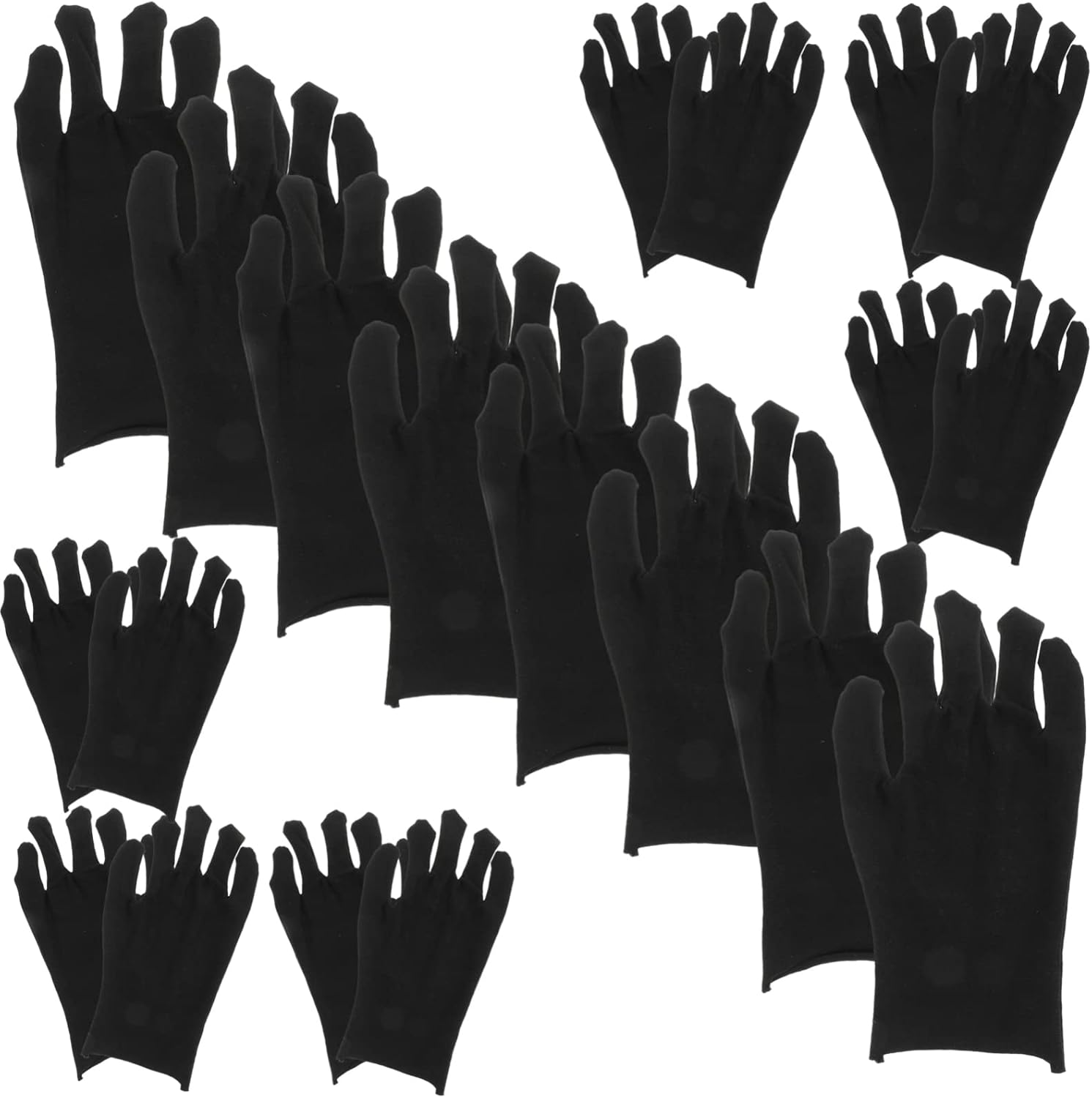 HEALLILY 12 Pairs Working Gloves Cotton Gloves Reusable Cleaning Gloves