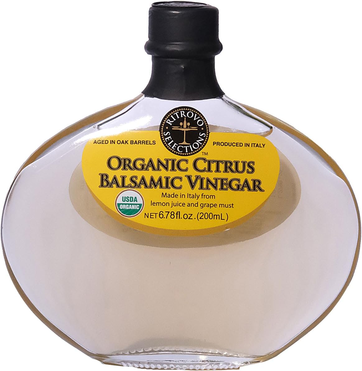 - Ritrovo Selections Organic Balsamic Vinegar 6.78fl.oz. (200ml) (Citrus)