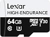 Lexar High Endurance 64gb Micro SD 100MB V30 4K Memory Card
