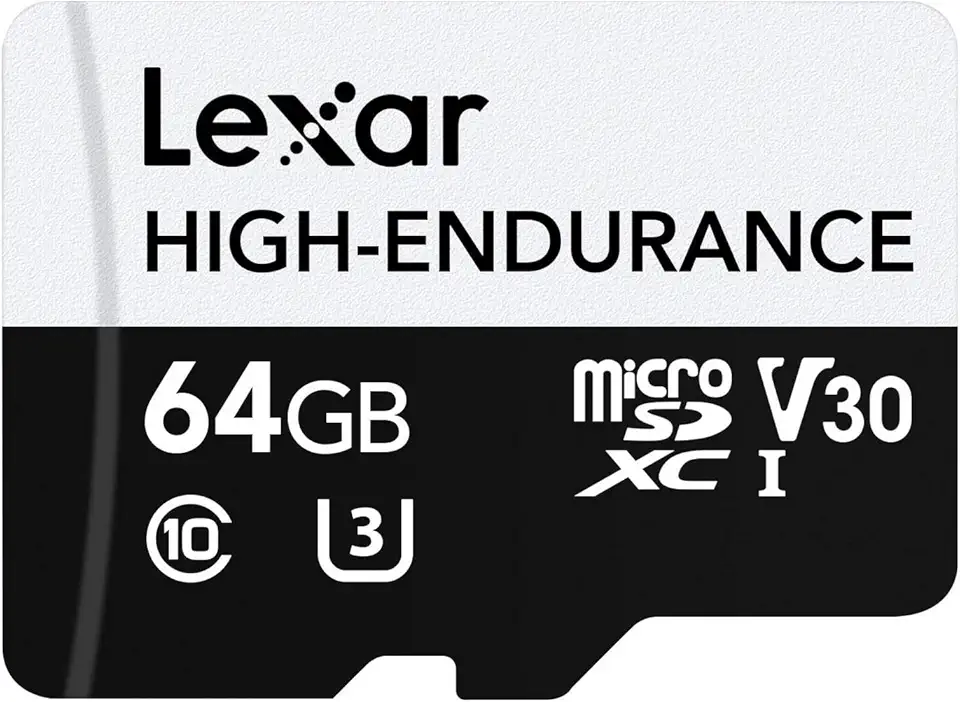 Lexar Cartão de Memória High-Endurance microSDXC™ UHS-I cards 64GB