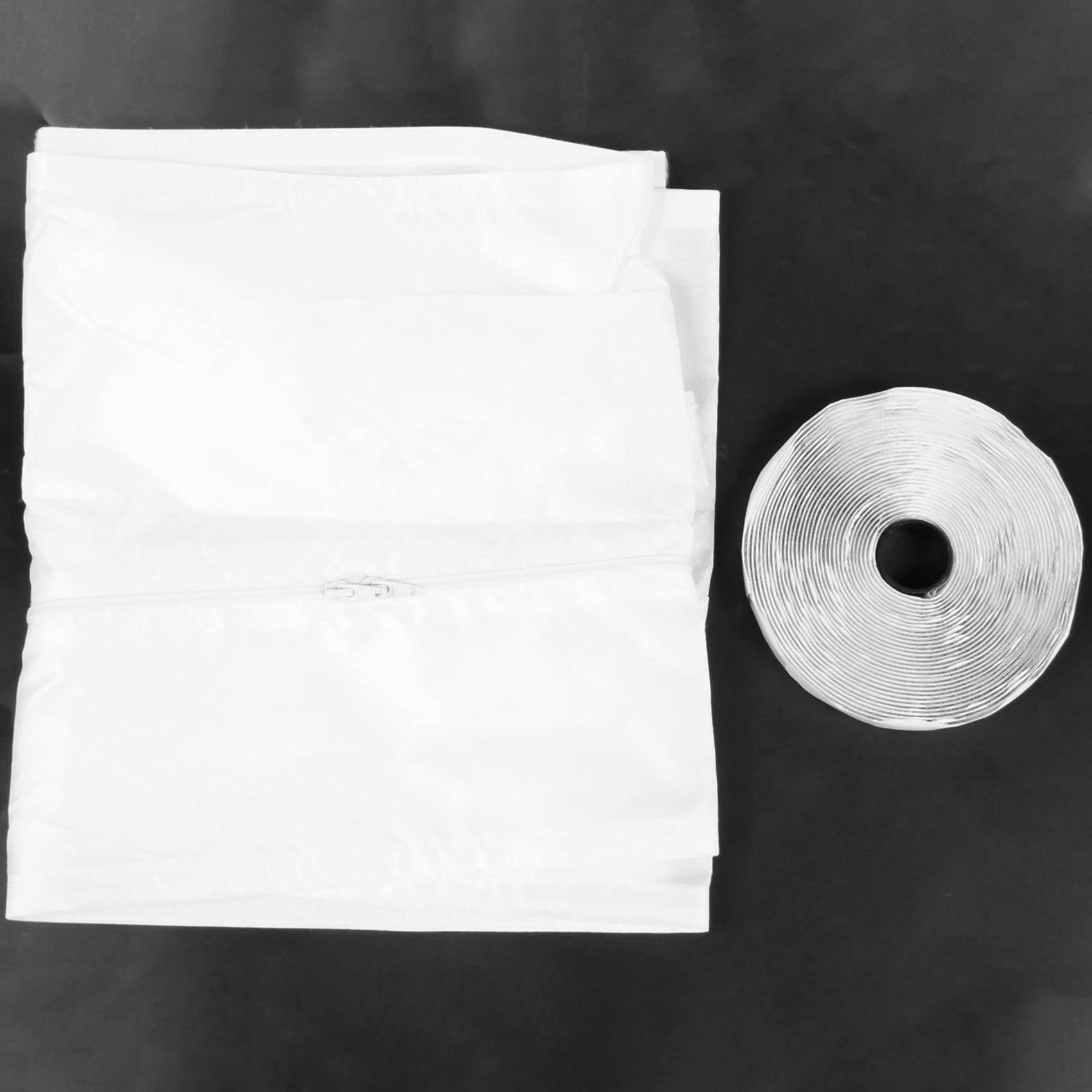 4 guarnizioni per finestre di blocco 'aria per condizionatori d'aria portatili, guarnizione per finestra da 400 cm con guarnizione in tessuto flessibile