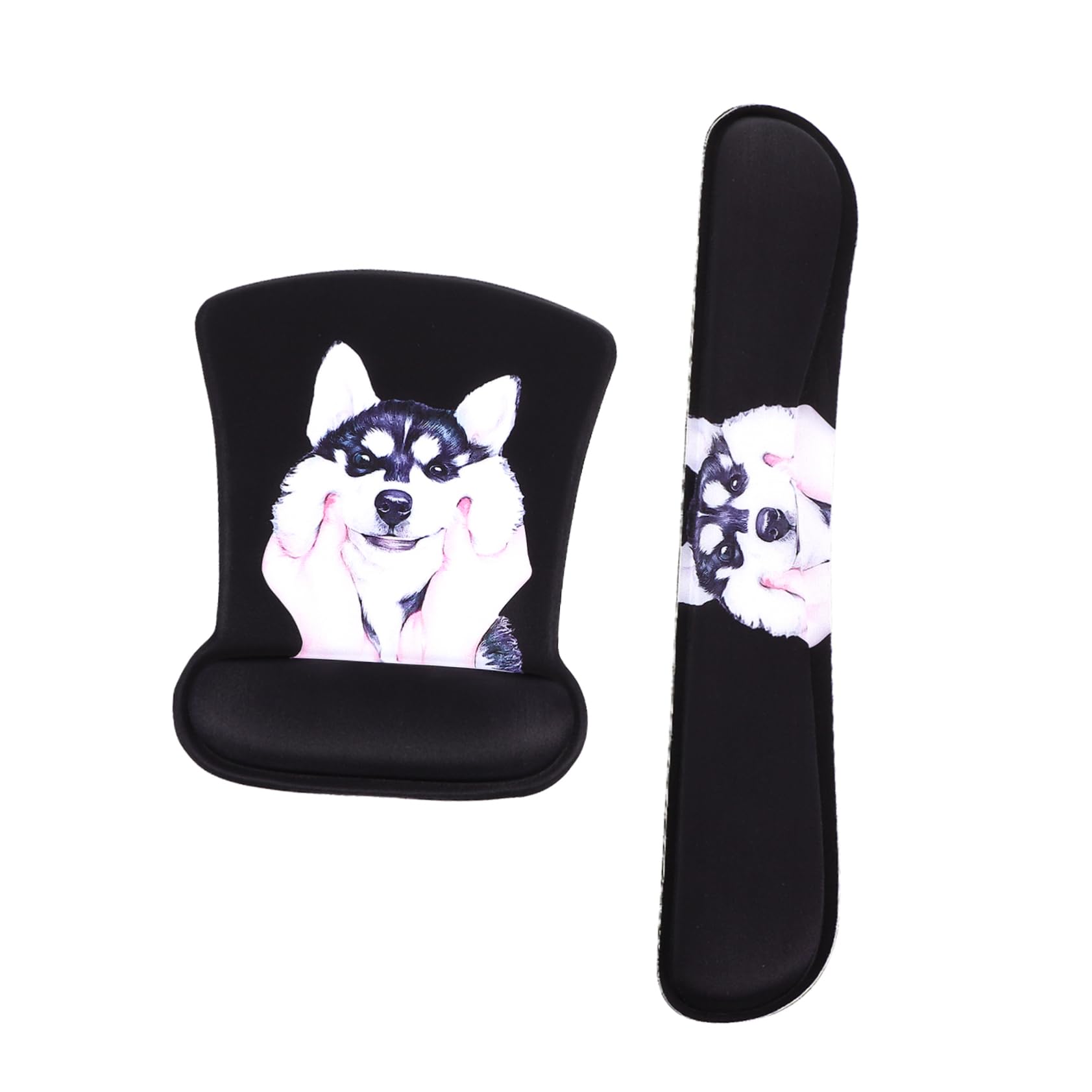 Tapis de souris et coussin de poignet antidérapant pour soulager les mains