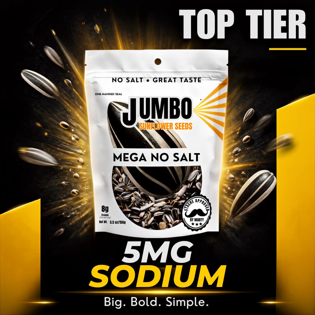 Amazon.co.jp: JUMBO SUNFLOWER SEEDS Sunflower Seeds, Mega No Salt