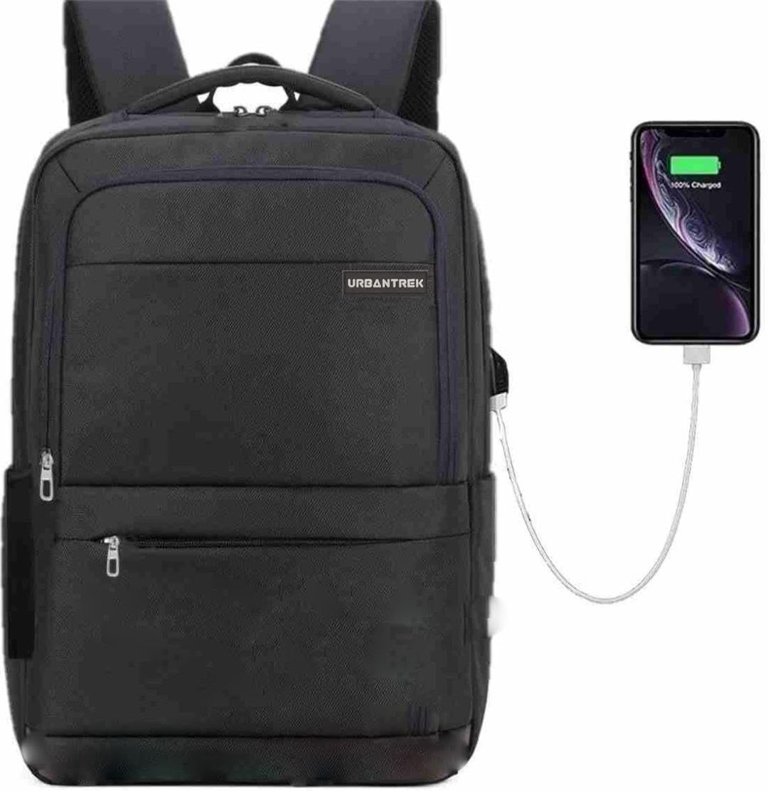 UrbanTrek | Laptop Backpack for Men, Large Capacity, Adjustable Straps with usb rechargable (B0D3TT6RFT) Amazon Price History, Amazon Price Tracker