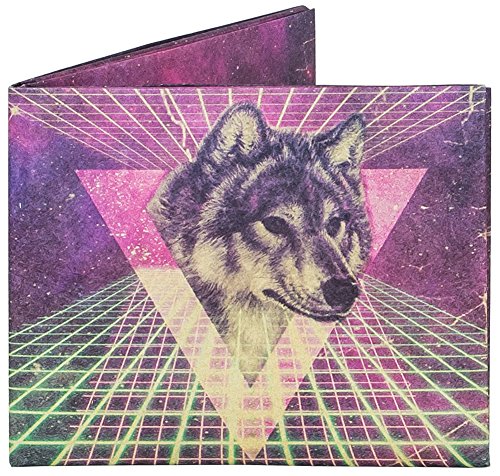 Mighty Wallet | Minimalist Tyvek Wallet | Front Pocket Wallet | Slim Wallet | Space Wolf