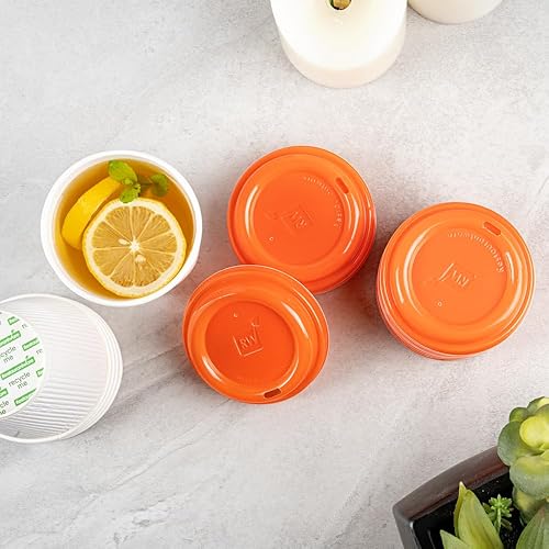 Miniatura 8 de Solo tapas Restpresso 6.3 x 0.8 pulgadas tapas de taza de café, 25 tapas desechables para tazas de papel - Las tazas se venden por separado,