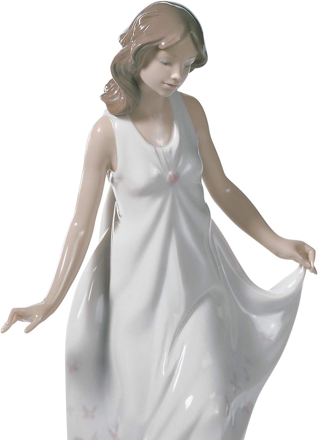 LLADRÓ Wonderful Mother Figurine. Porcelain Woman Figure.