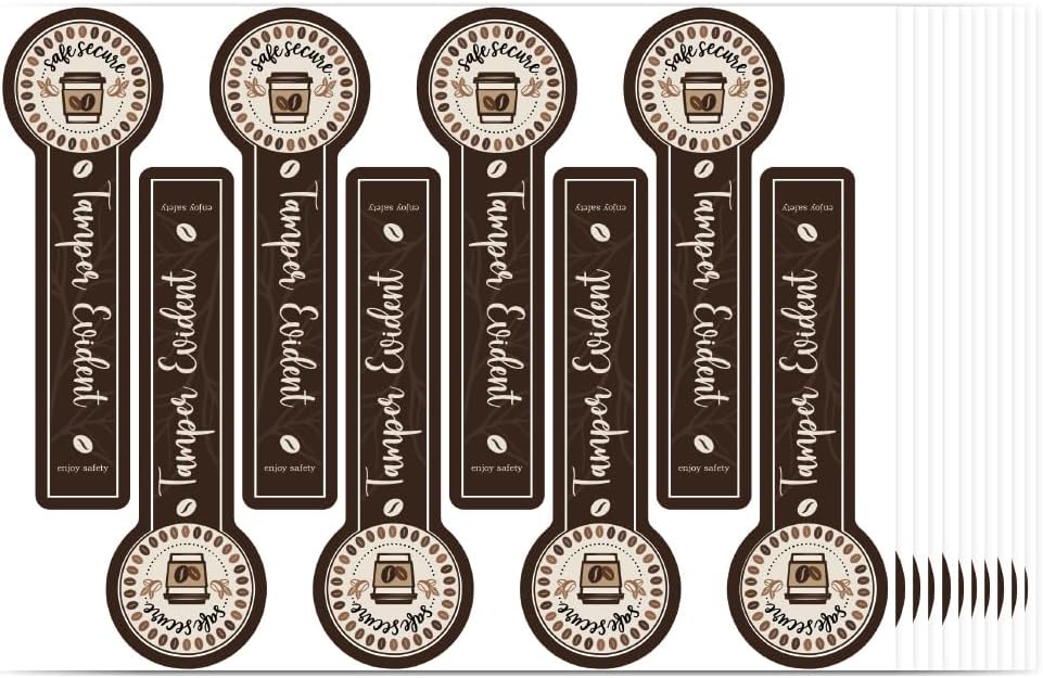 400 Pcs Food Baking Seal Stickers, Handmade with Love Packaging Lollipop Sealing Labels Self Adhesive Bakery Stickers for Cake Box, Tins, Jars, Coffee Cups, Gift Wrapping, 4.13 Inch Long