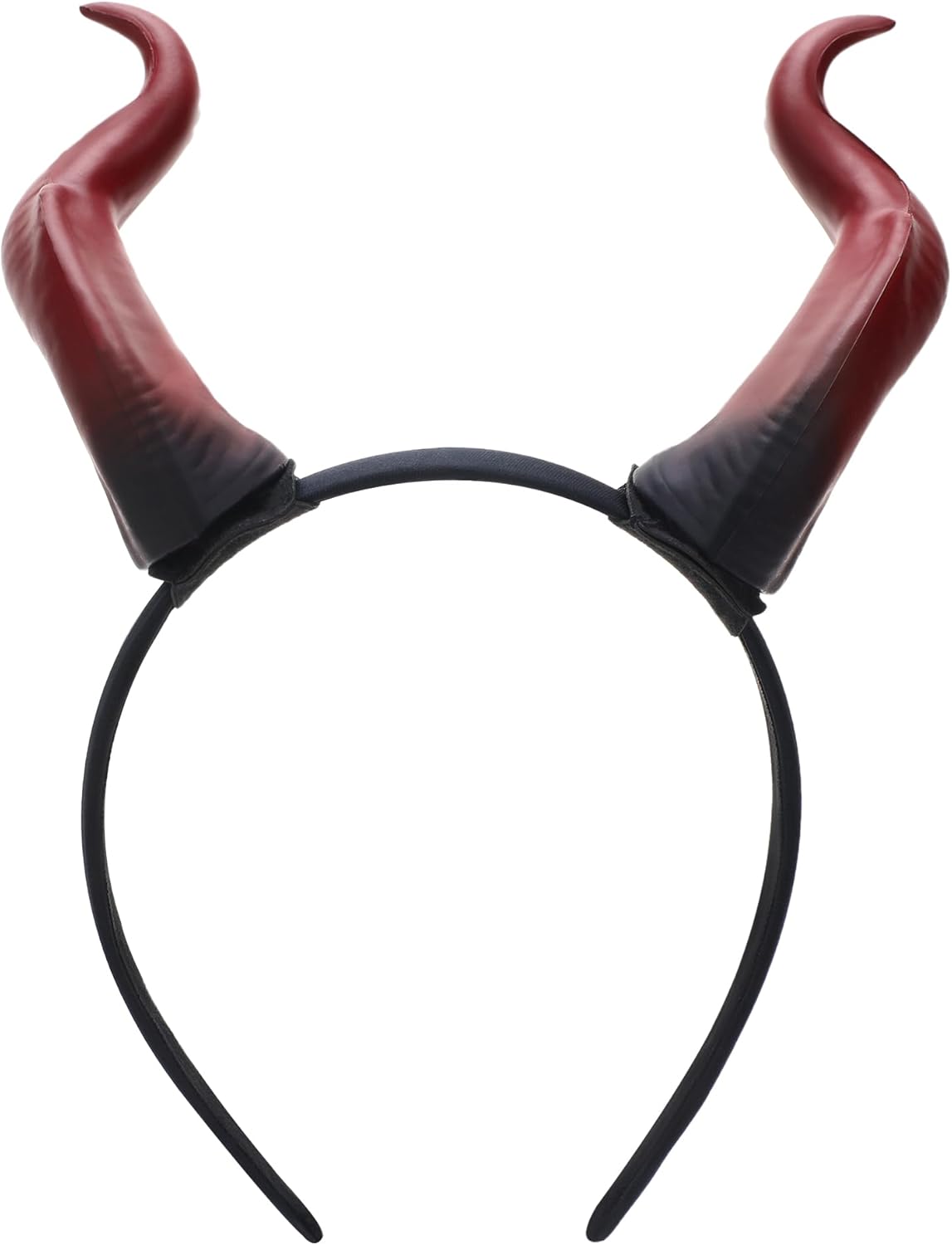 MOSTORY Devil Horns Headband for Adult - Demon Horns Headband for Halloween Cosplay Outfit Renaissance Photo Shoot Props - Image 2