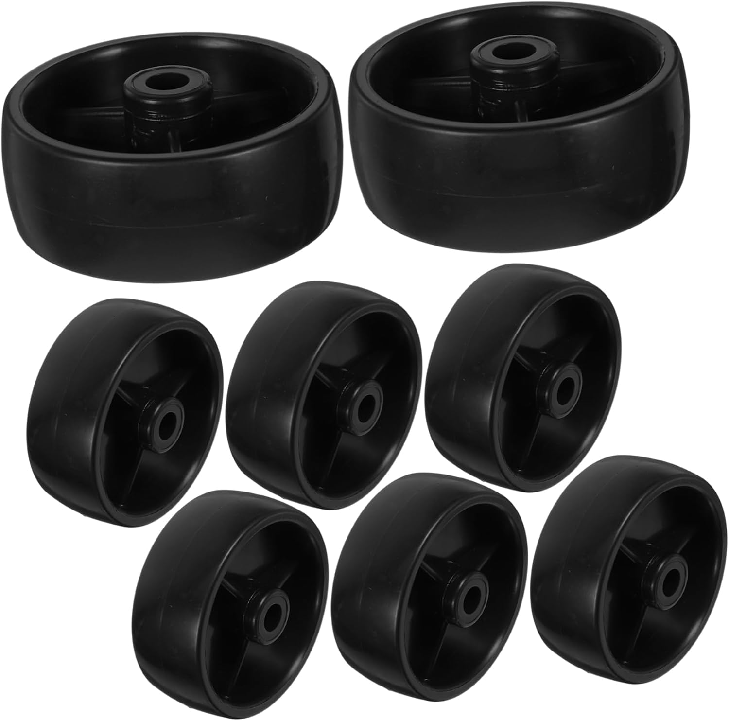 8pcs Durable Caster Wheels for Outdoor Decks and Patio Heaters Easy to Move and Install Replacement Wheels for Garden Carts and Mowers