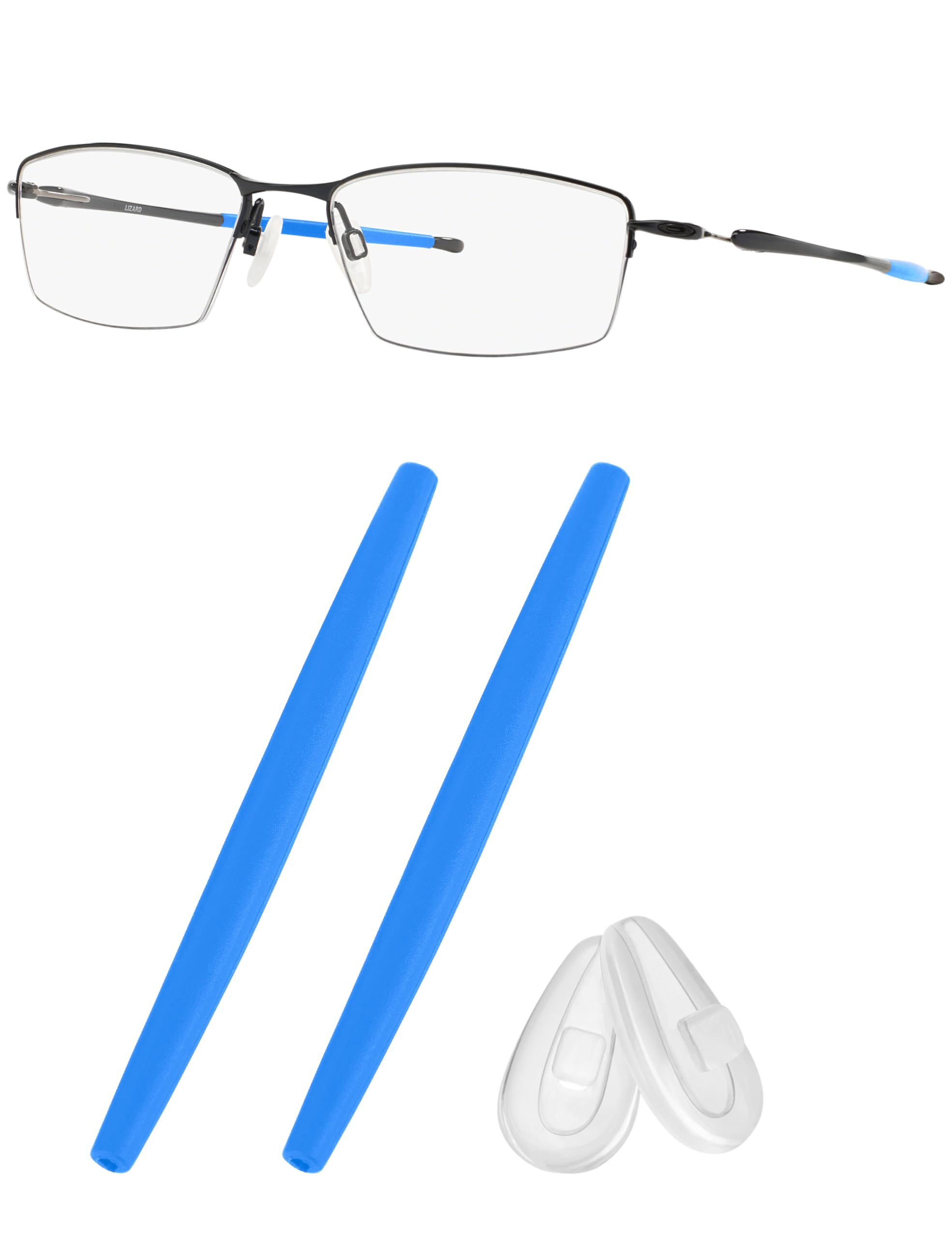 Replacement Earsocks &amp; Nosepieces Rubber Kits for Oakley Lizard OX5113 / OX5120 Eyeglasses