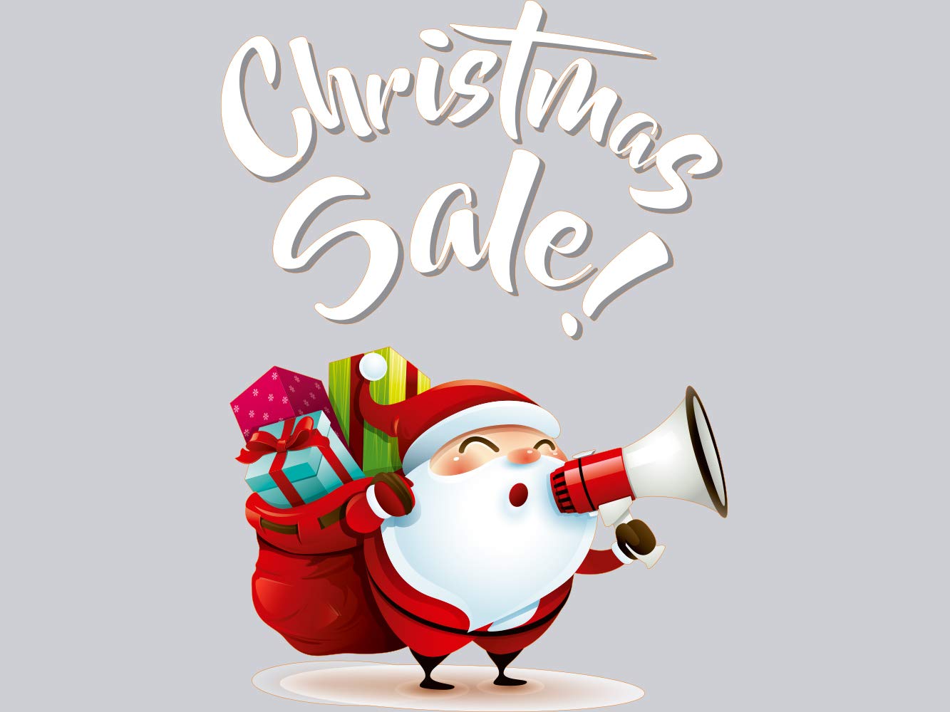 Oedim Vinyle pour décoration de Noël Chrismas Sale | 200 cm de long x 200 cm de haut | Vinyle adhésif | Décorez votre vitrine | Stickers adhésifs scaparate | Vinyles pour affaires