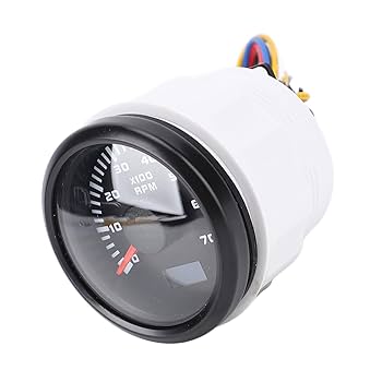 yuta22022ページ Tacômetro de 52 mm com comentário, alta precisão DC 9-32V