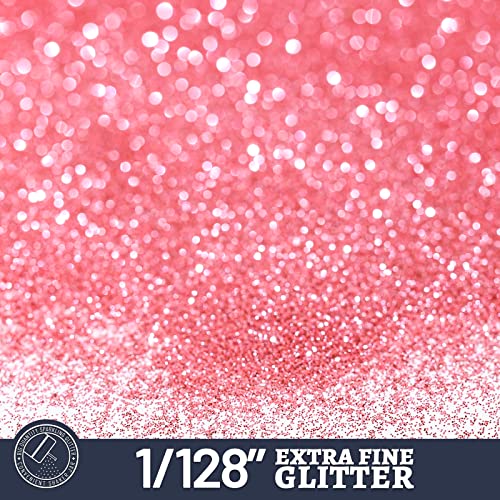 LEOBRO Pink Extra Fine Glitter, 150g/5.29oz, Metallic Powder for Resin Crafts, DIY Tumbler Painting Art, 0.2MM - Image 3