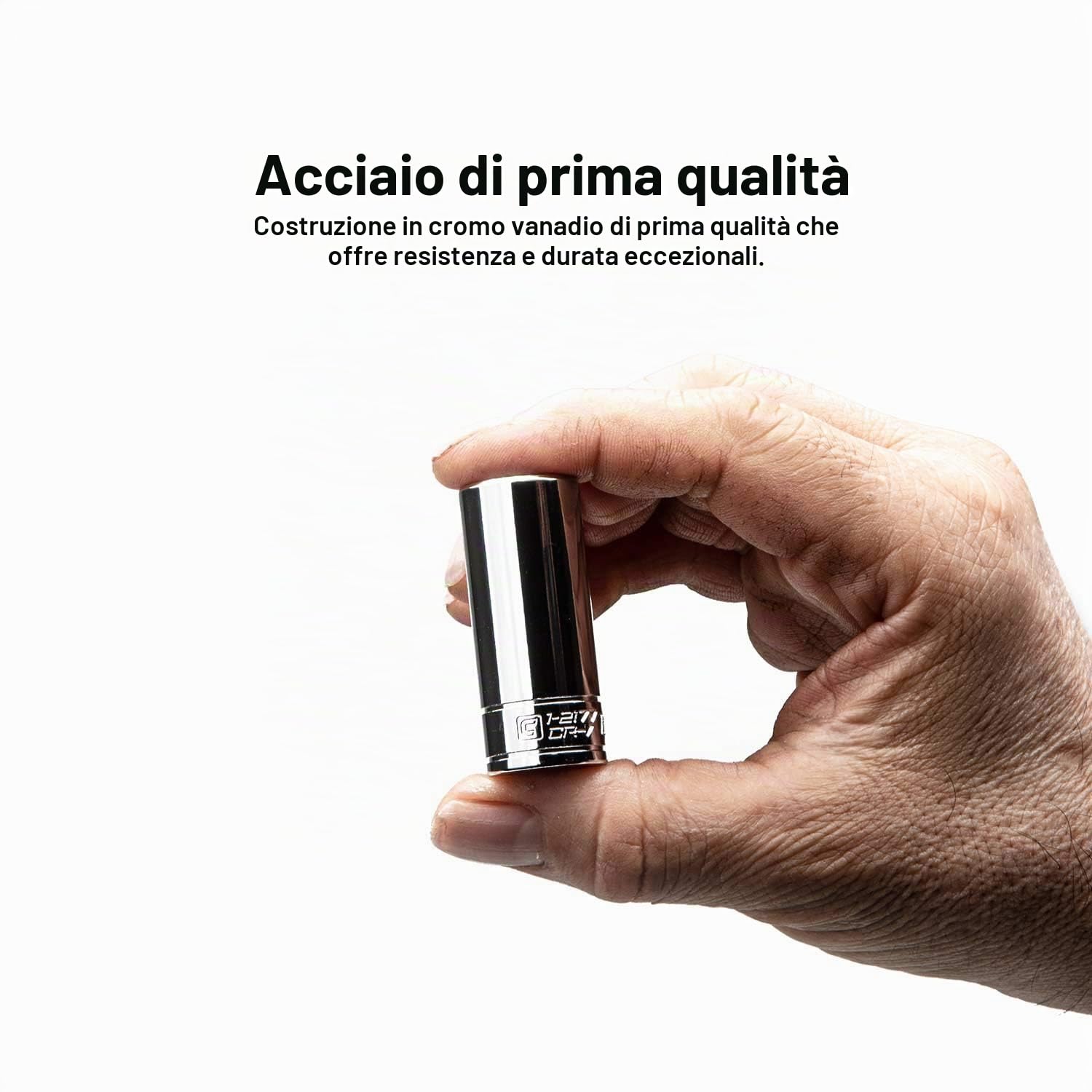 Capri Tools da 1/4" Set di chiavi a bussola basse e profonde, SAE, 3/16 su 9/16", SAE, 20 pezzi.