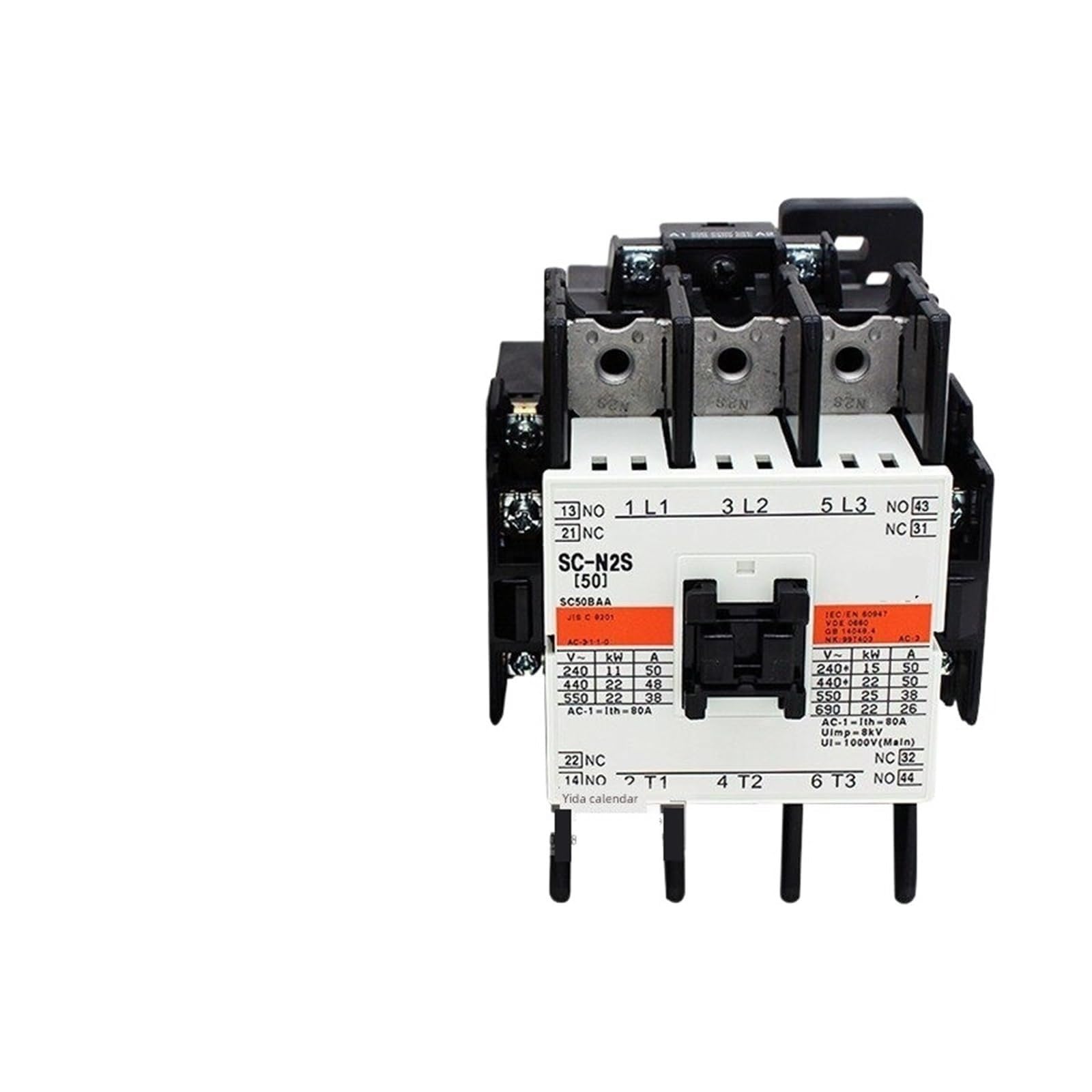 Contacteur AC SC-N2S 50A relais de puissance triphasé bobine alternative 220V - 2