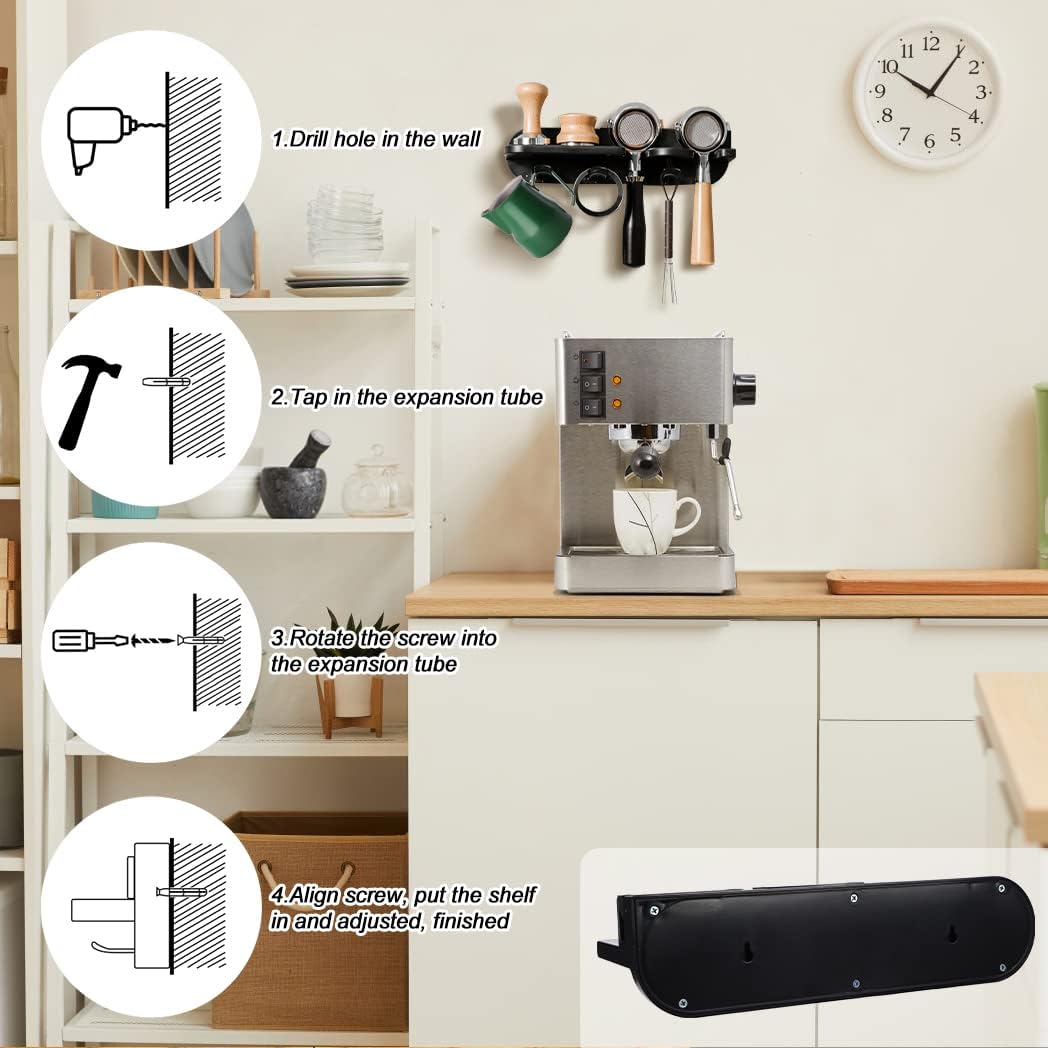 Espro Tper Holder Stat Wall Mounted Coffee Stat Organizer