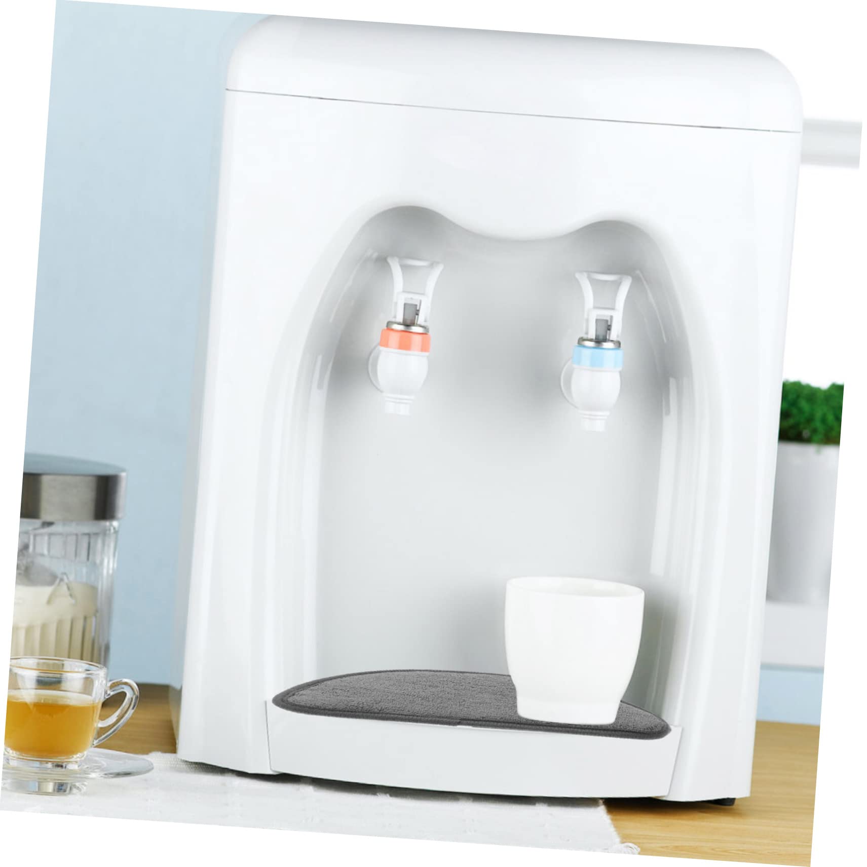 GLSTOY 2pcs Mini Fridge Drip Trays Absorbent Pad Refrigerator Drip Catcher Mini Fridge Pad Water Tray Home Supplies