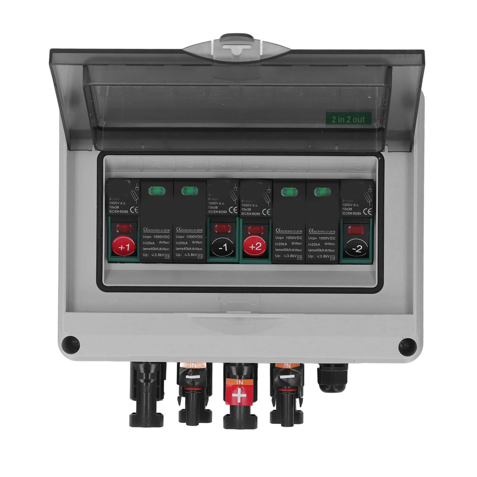 Buy Solar Combiner Box, DC1000V PV Combiner Box IP65 Waterproof Solar ...