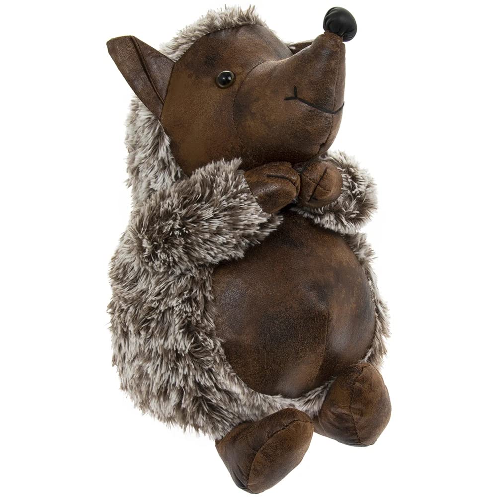L & P Home & Gifts Faux Leather Hedgehog Lesser & Pavey Door Stops Doorstop For Home & Office | Stylish Wedges & Stoppers For Bedroom & Living Room | Reliable And Decorative Door Stops For Indoors & Outdoors Floors