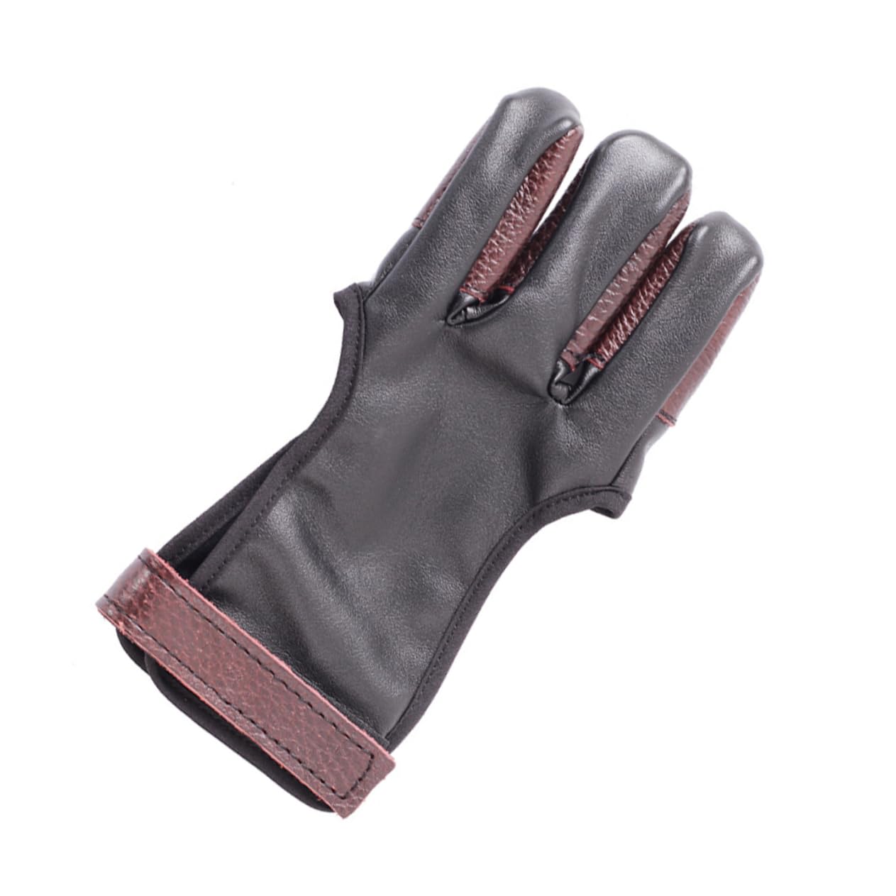 BESPORTBLE Guanti da Dito Bersaglio Guardia della Porta Bulloni Guanto Arco Ricurvo Stabilizzatore Presa Cuore Appendiabiti Guardia di Tiro con L'Arco Spillo Arco e Guanti Motosega Pu Coffee