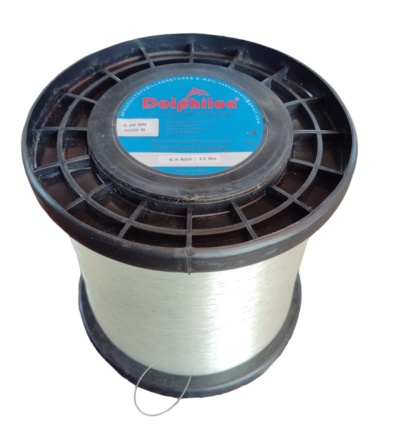 See full amazon price history chart for DOLPHILON Brand 0.40 MM Dia Clear Nylon MONOFILAMENT Fishing LINE in 6800 METRE Package in 1 KG Bobbin Approx DOLPHILON Brand 0.40 MM Dia Clear Nylon MONOFILAMENT Fishing LINE in 6800 METRE Package in 1 KG Bobbin Approx (B0CTWYC3LC) Amazon Price History, Amazon Price Tracker